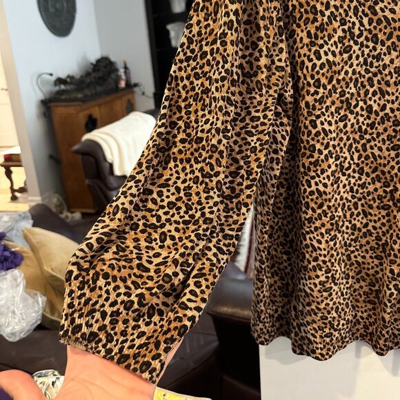 Samoon Cheetah Print Blouse - Picture 3 of 3